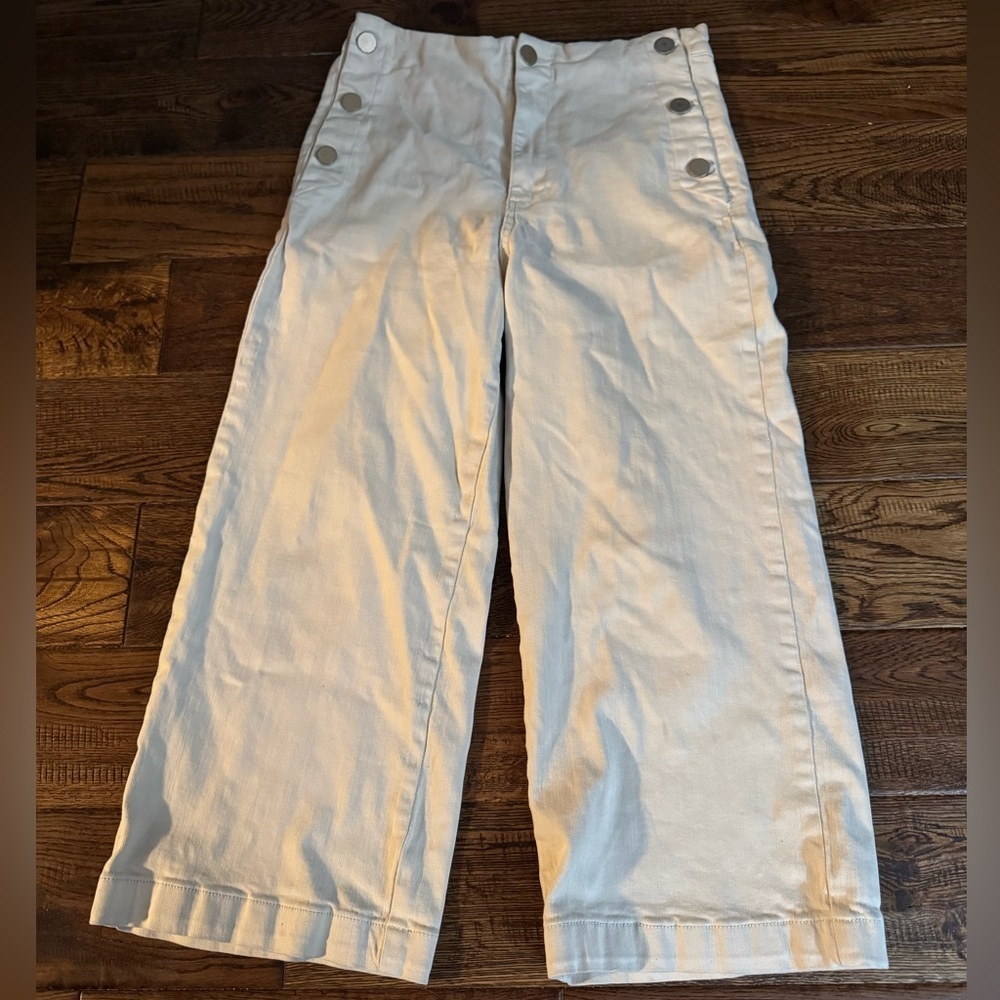 Oat New York Cream Trousers Size 30